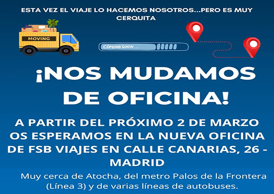 Nos mudamos de oficina