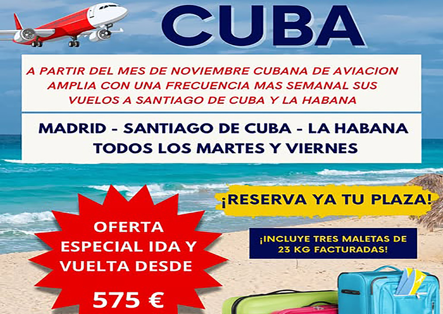 Nuevas frecuencias a Cuba