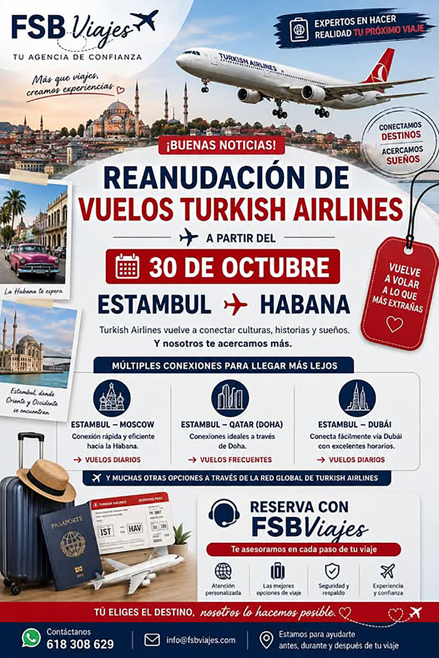 Vuelos a Cuba en 2026